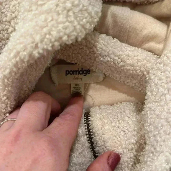 Anthropologie Porridge clothing Sherpa jacket - Picture 2 of 7